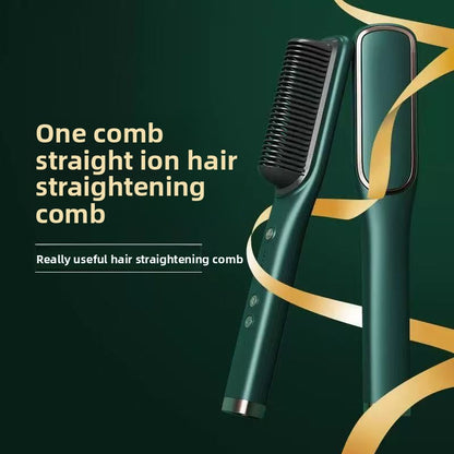 Negative ion straightening device