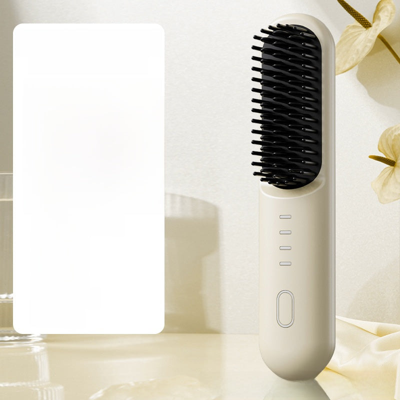 Negative Ion Wireless Hair Straightening Comb