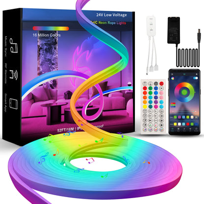 Neon light strip set
