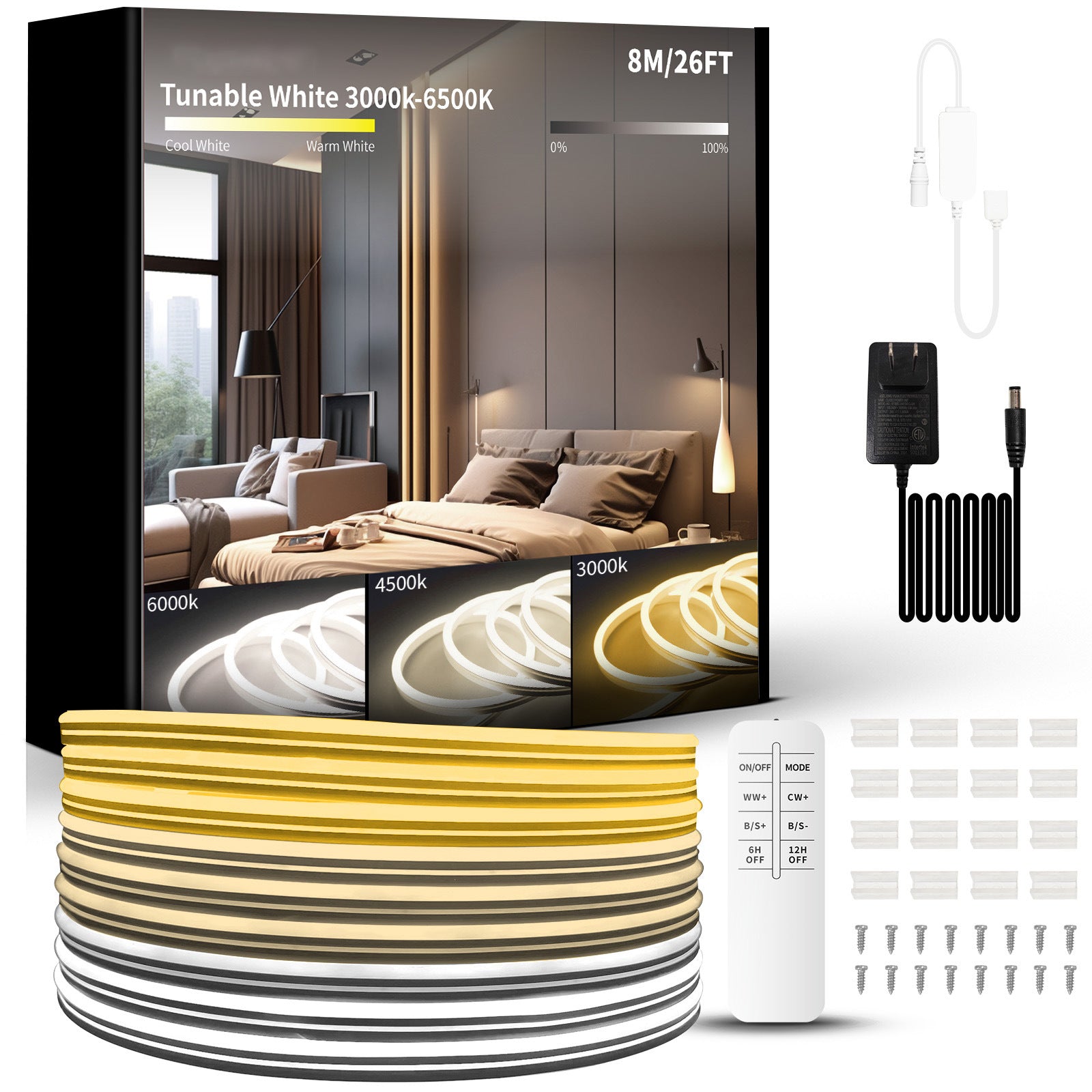 Neon light strip set