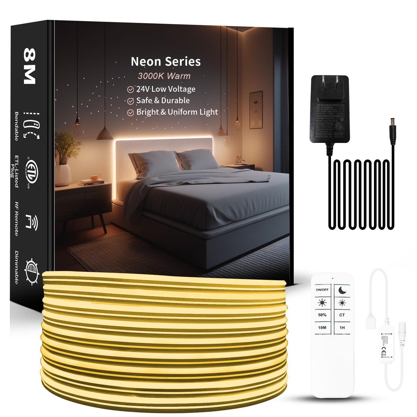 Neon light strip set