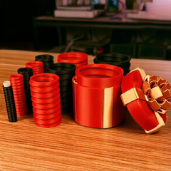 10 nested layers red gold
