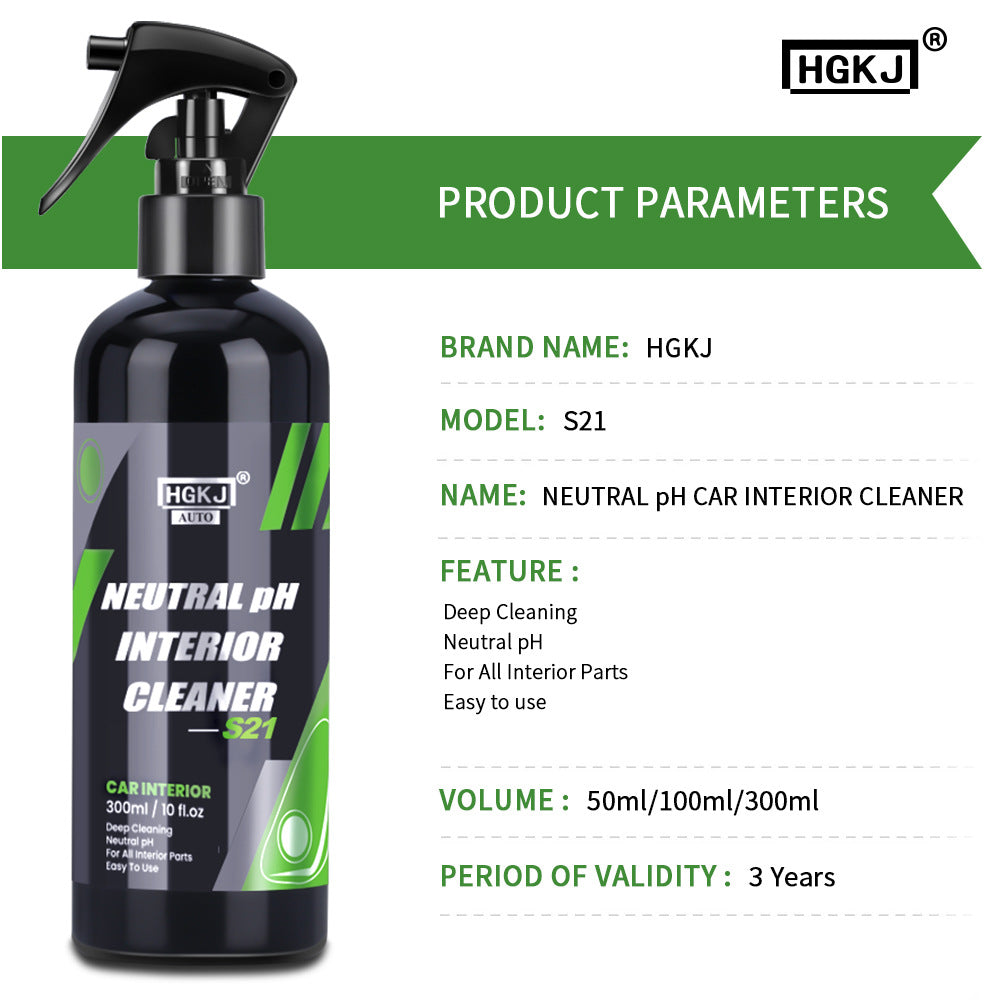 Neutral pH Car Interior Cleaner