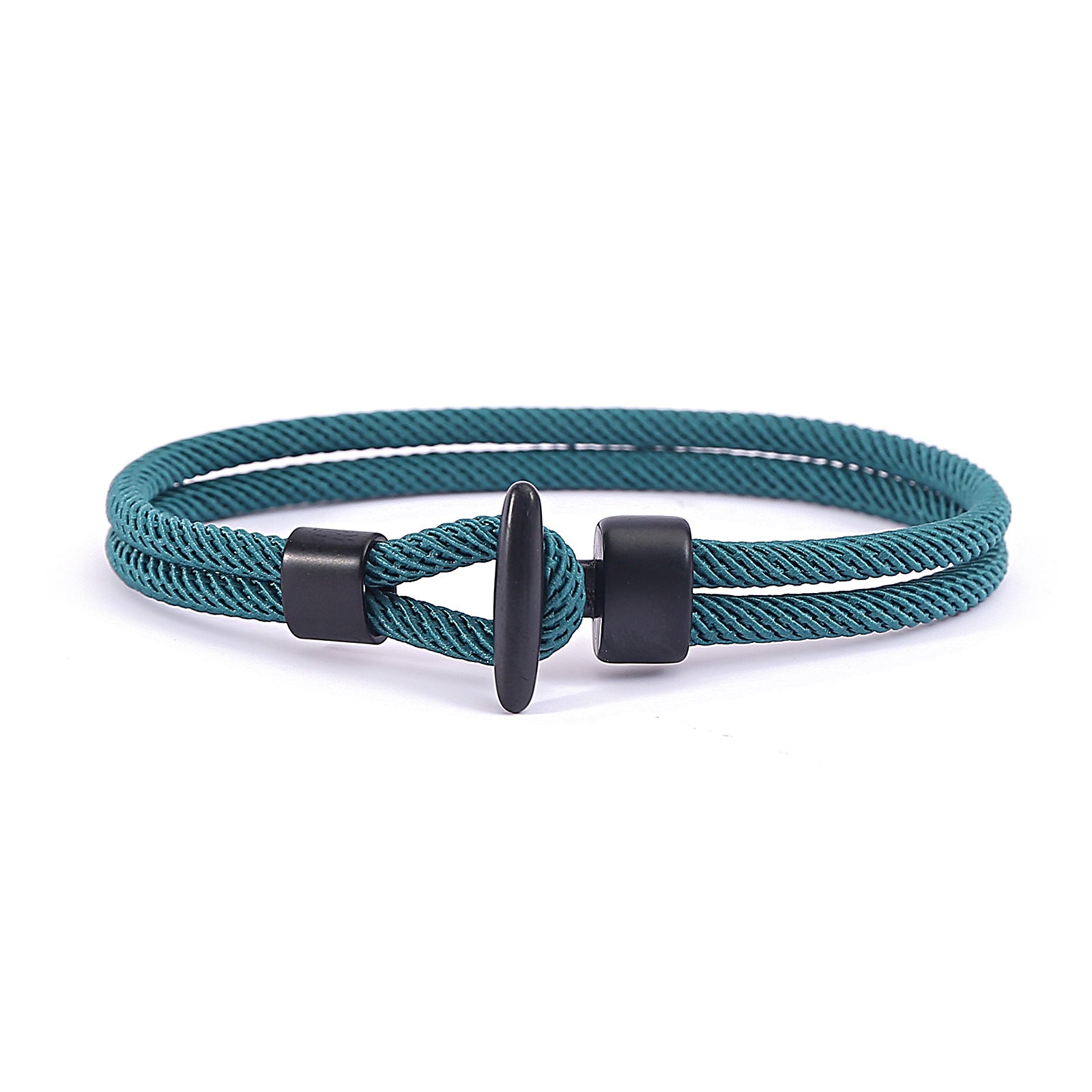 New black T-buckle personalized bracelet