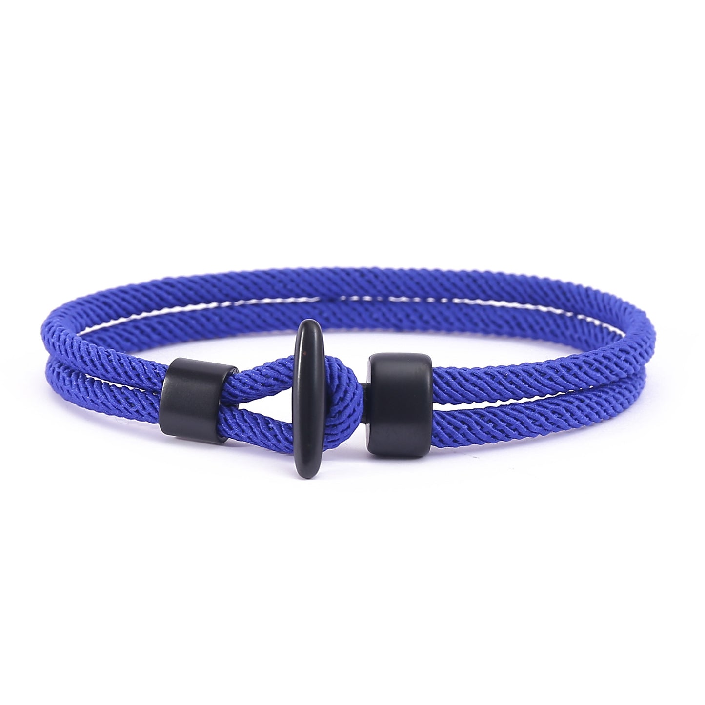 New black T-buckle personalized bracelet