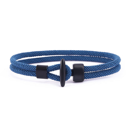New black T-buckle personalized bracelet