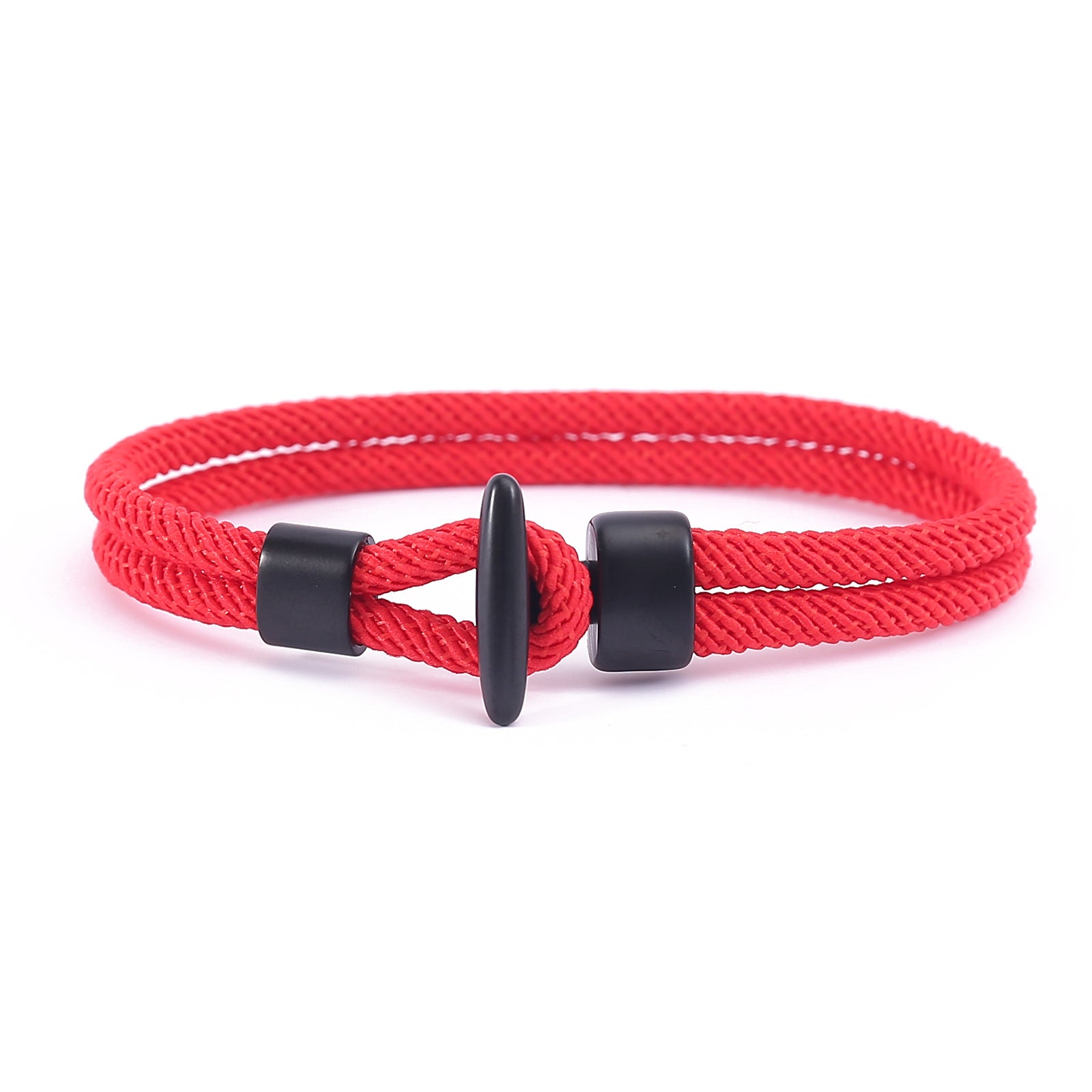 New black T-buckle personalized bracelet