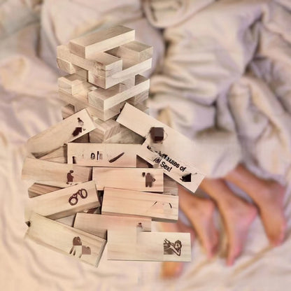 New Block Tower Jenga Game couple dating building Block Tower Jenga Game