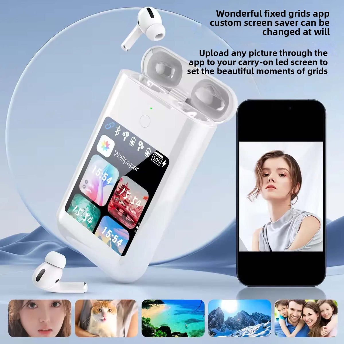 New Bluetooth headphones power bank