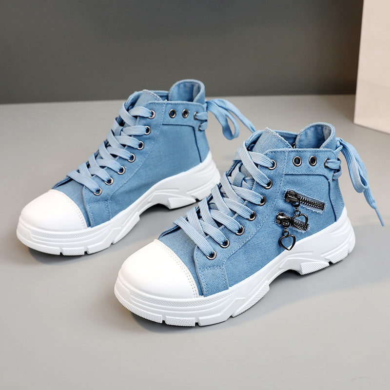 New canvas high-top women's shoes - marten boots