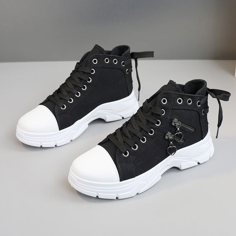 New canvas high-top women's shoes - marten boots