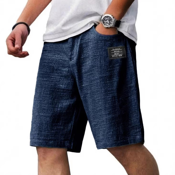New Casual Shorts with 3D Coconut Tree Print Hawaiian Men's Beach Shorts Hot-Selling Model Without Coconut Tree Print