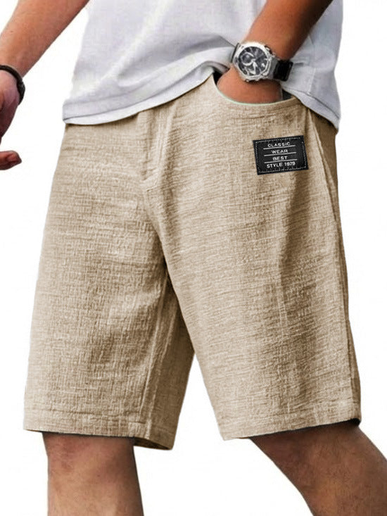 New Casual Shorts with 3D Coconut Tree Print Hawaiian Men's Beach Shorts Hot-Selling Model Without Coconut Tree Print