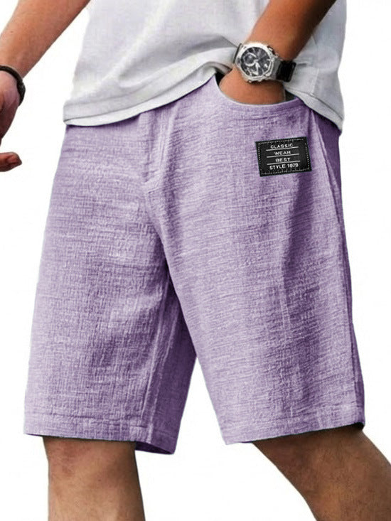 New Casual Shorts with 3D Coconut Tree Print Hawaiian Men's Beach Shorts Hot-Selling Model Without Coconut Tree Print