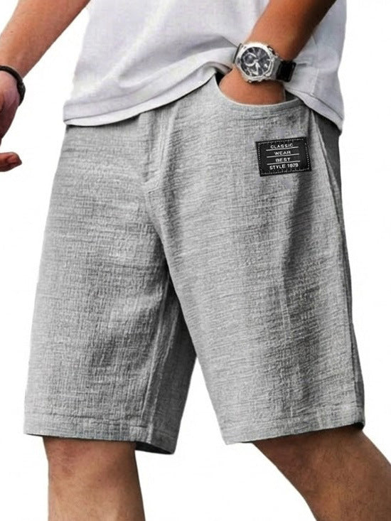 New Casual Shorts with 3D Coconut Tree Print Hawaiian Men's Beach Shorts Hot-Selling Model Without Coconut Tree Print