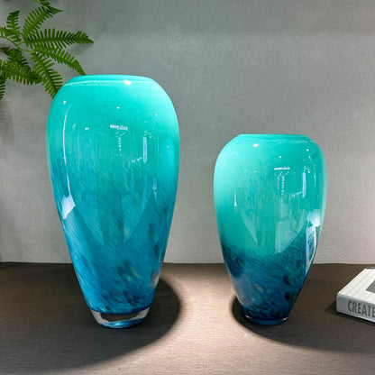 New Chinese Style Handmade Glass Decorative Vase