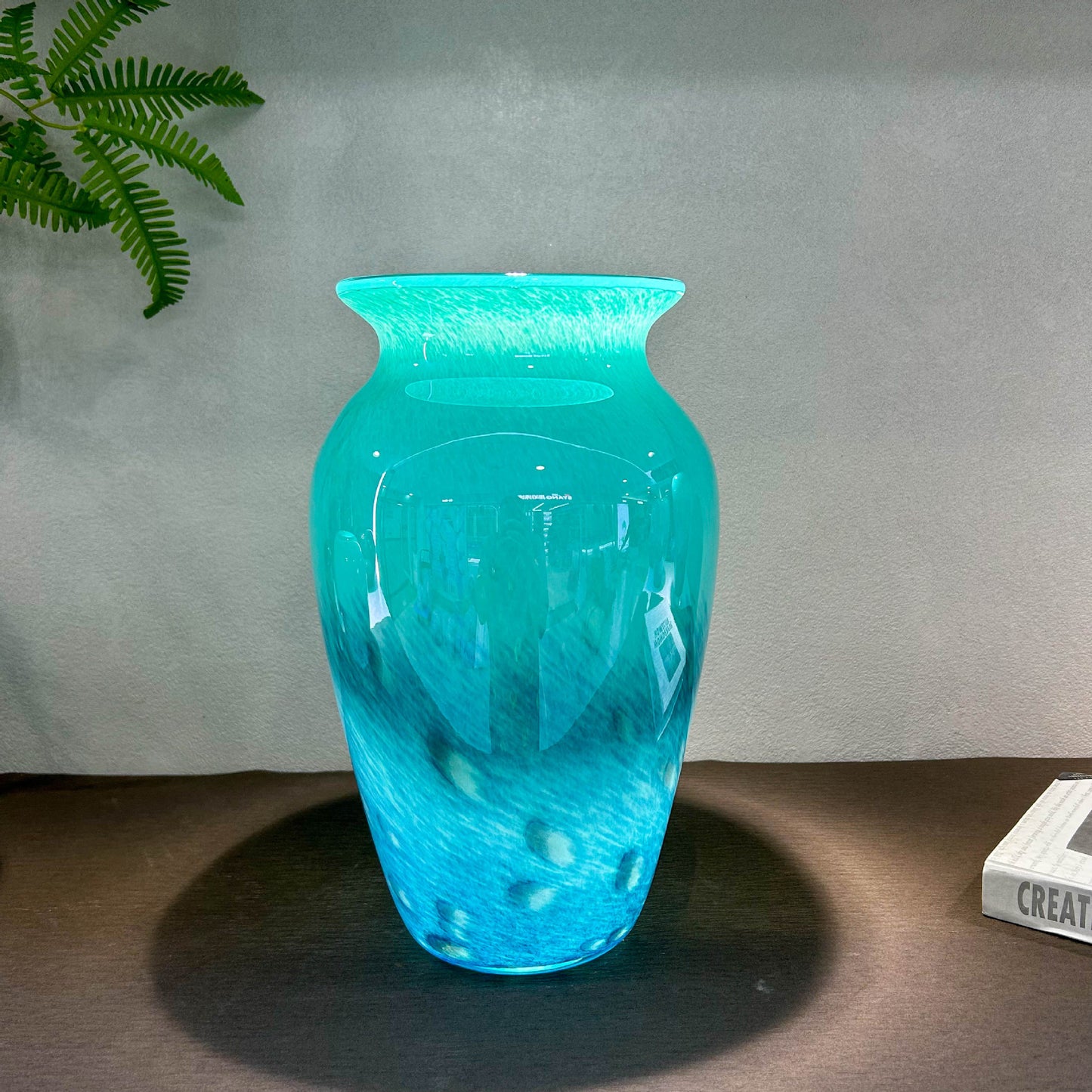 New Chinese Style Handmade Glass Decorative Vase