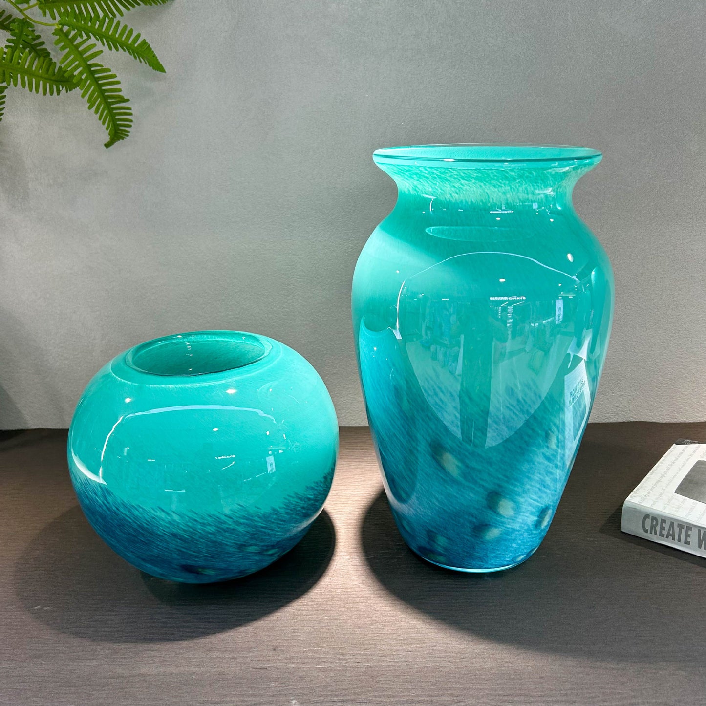 New Chinese Style Handmade Glass Decorative Vase