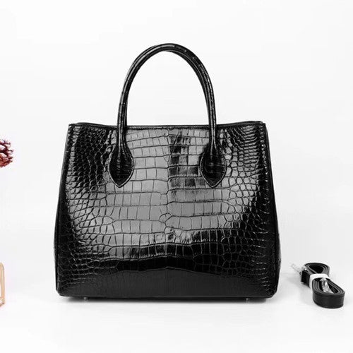 New Crocodile-Pattern Women's Handbag