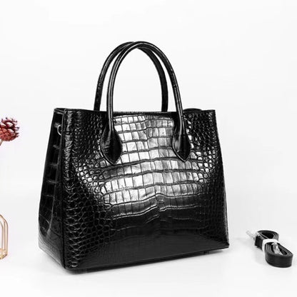 New Crocodile-Pattern Women's Handbag