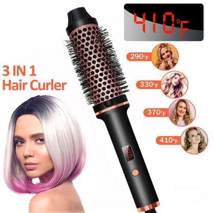 New Curling Hair Bar Straight Hair Comb Cross-border Hot-selling Multi-functional Style Comb Household Portable Negative Ion Comb
