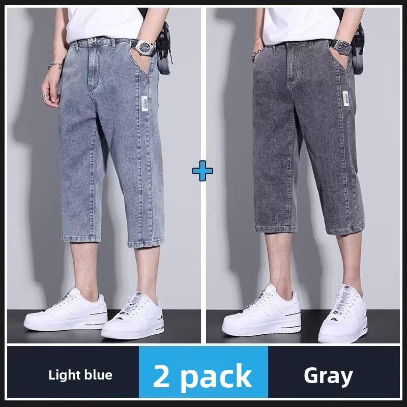 New Elastic Denim Shorts