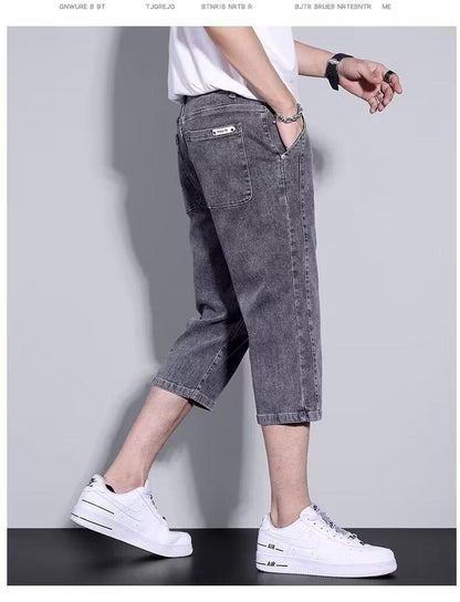 New Elastic Denim Shorts