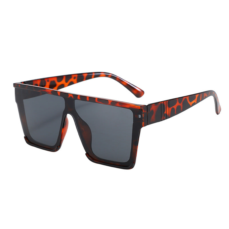 New Fashionable Large-Frame One-Piece Sunglasses