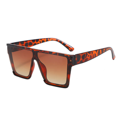 New Fashionable Large-Frame One-Piece Sunglasses