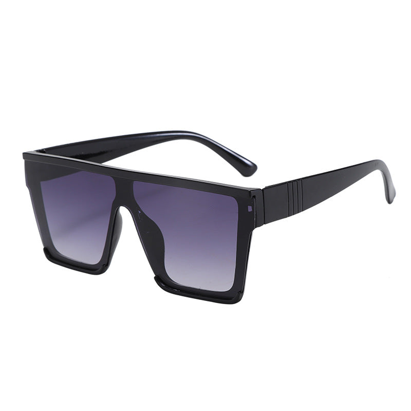 New Fashionable Large-Frame One-Piece Sunglasses