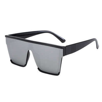 New Fashionable Large-Frame One-Piece Sunglasses