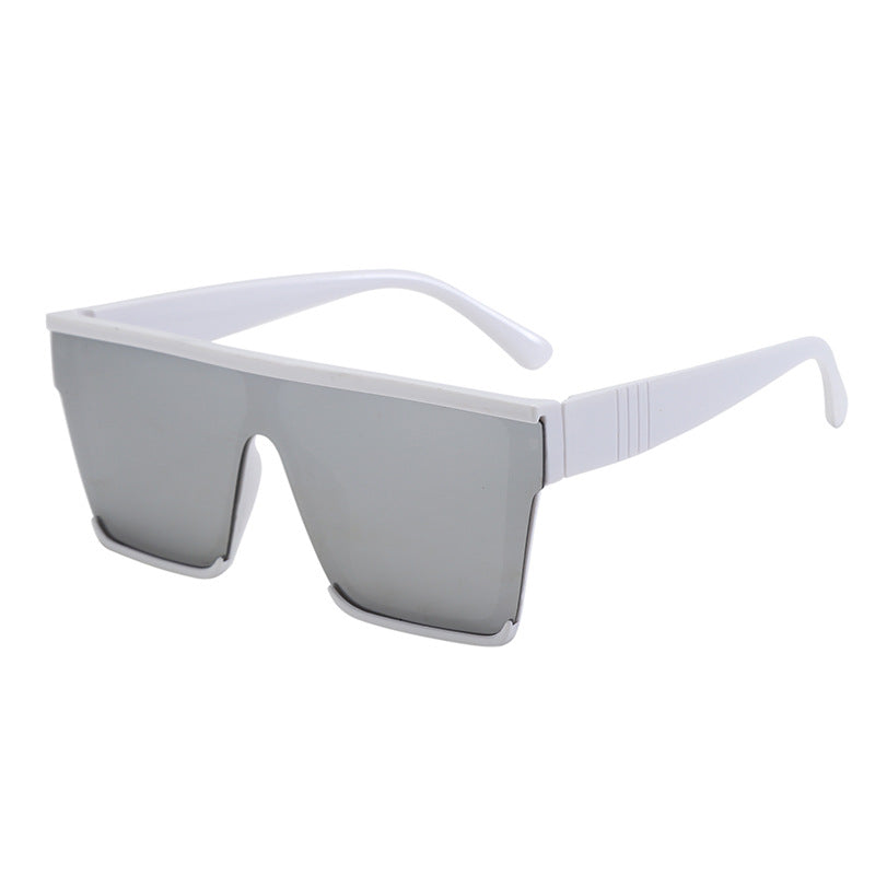New Fashionable Large-Frame One-Piece Sunglasses