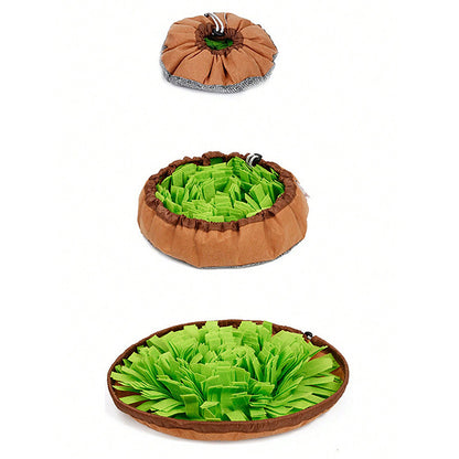 New felt sniffing pad pet toy