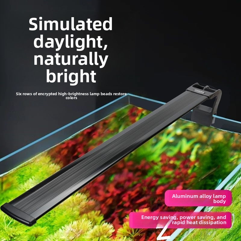 New Fish Tank Light Led Waterproof Light Fish Tank Clip Light Lighting Light Guppy Special Algae Explosion Light Sun Water Grass Light