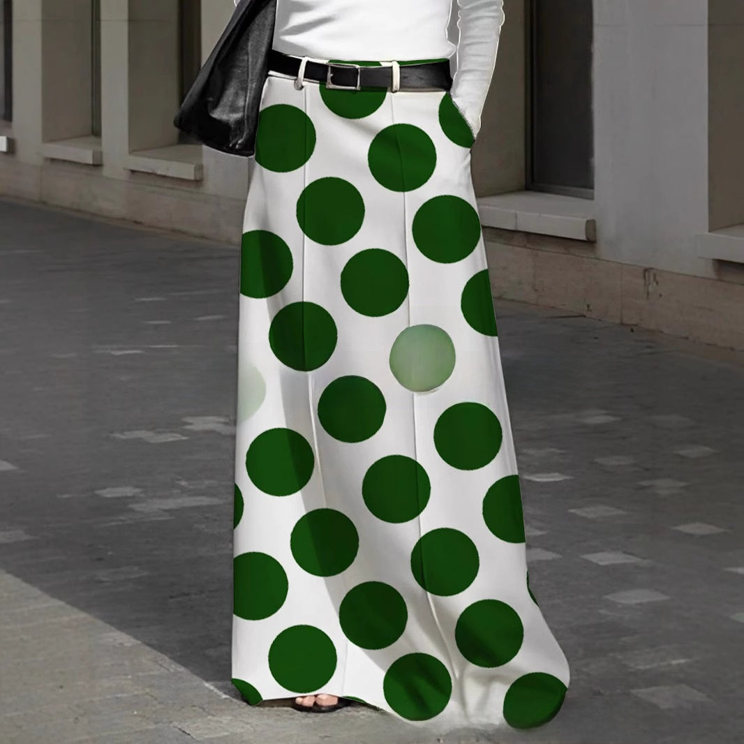 New high-waisted A-line skirt