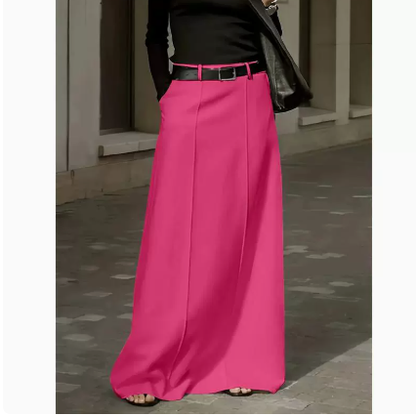 New high-waisted A-line skirt