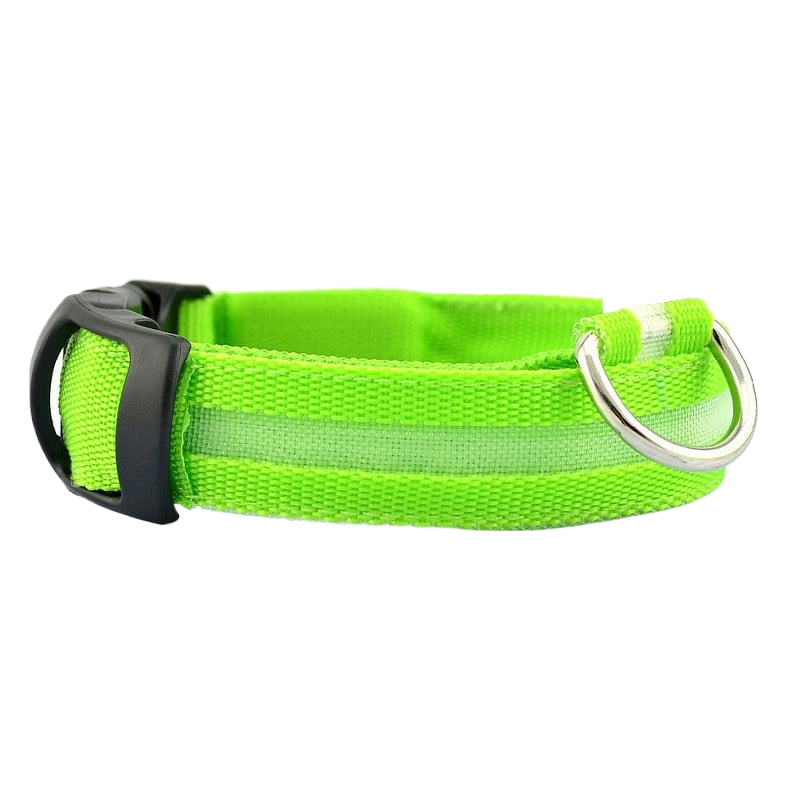 New LED Dog Collar - USB Rechargeable Glowing Pet Collar for Small & Large Dogs, Anti-Lost Safety Necklace