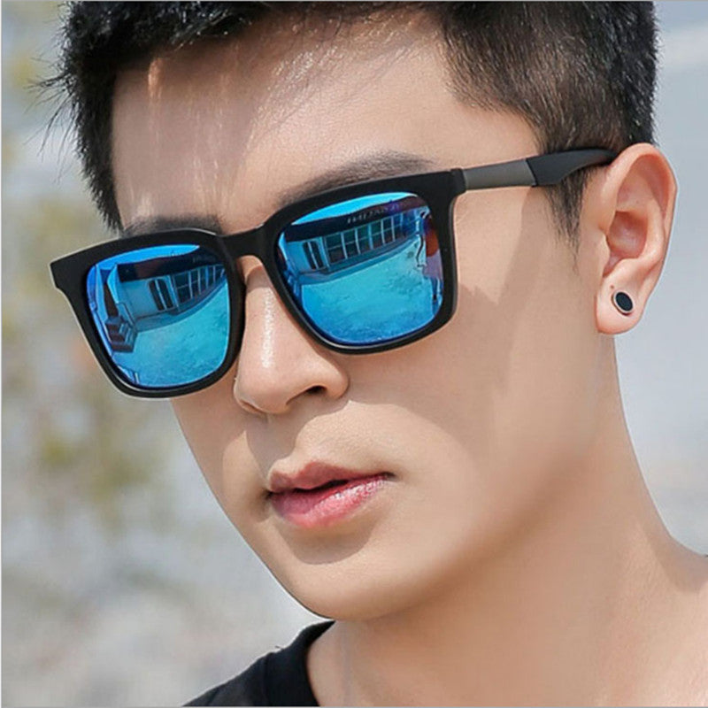 New men's sunglasses with large frames