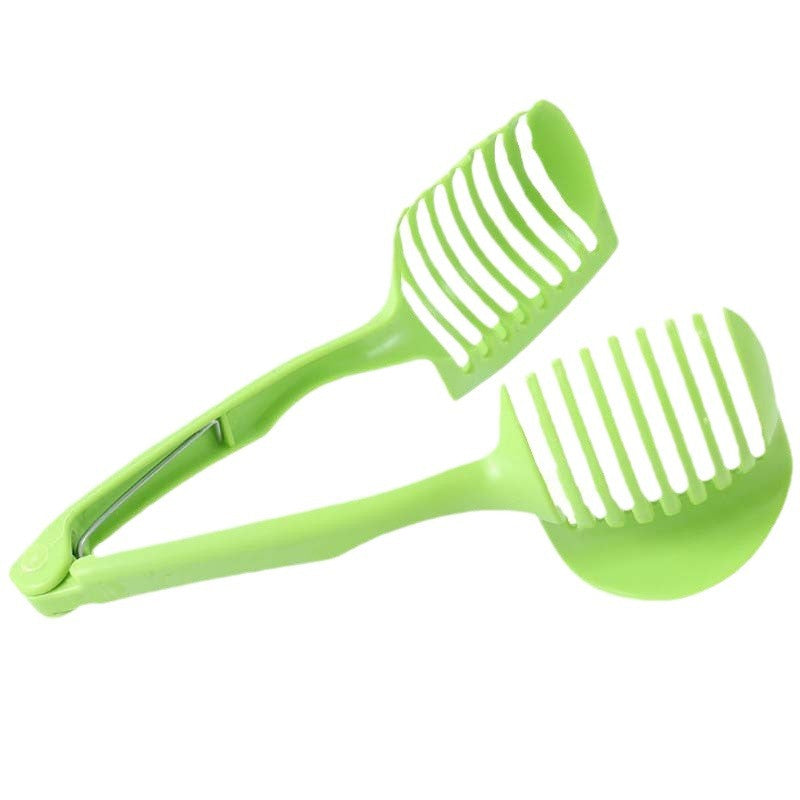 New multifunctional fruit slicer plastic with handle tomato potato lemon splitter wholesale