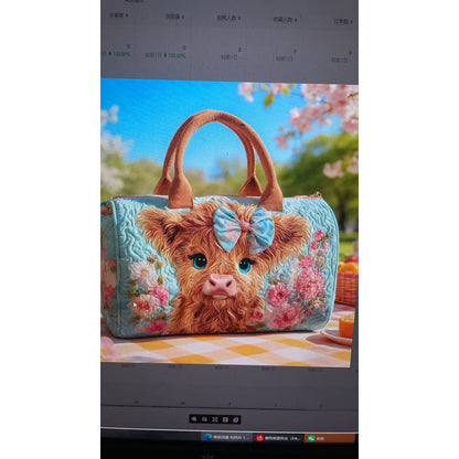 New Short-Distance Portable 3D Digital Printing Travel Bag Sports Bag