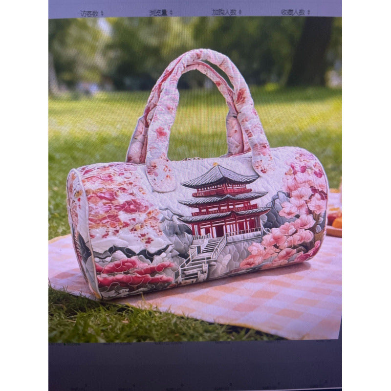 New Short-Distance Portable 3D Digital Printing Travel Bag Sports Bag