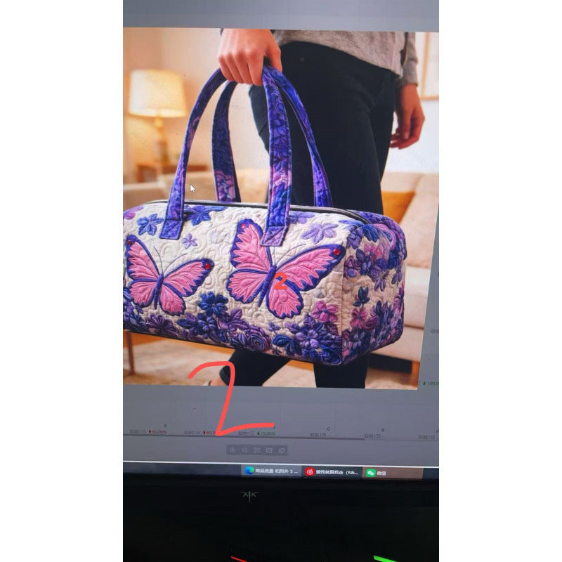 New Short-Distance Portable 3D Digital Printing Travel Bag Sports Bag