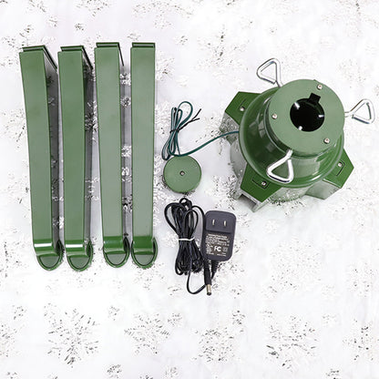 New simulation Christmas tree outdoor encryption decoration 360cmPE shopping mall holiday decoration green rotating feet