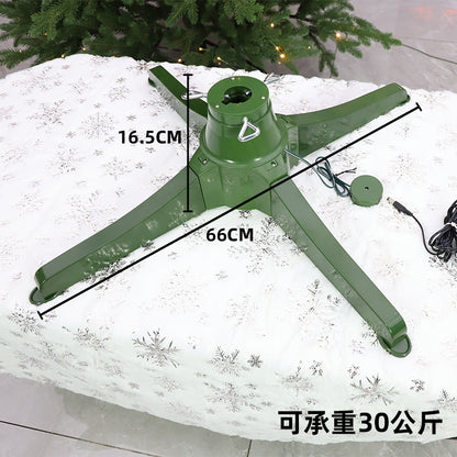 New simulation Christmas tree outdoor encryption decoration 360cmPE shopping mall holiday decoration green rotating feet