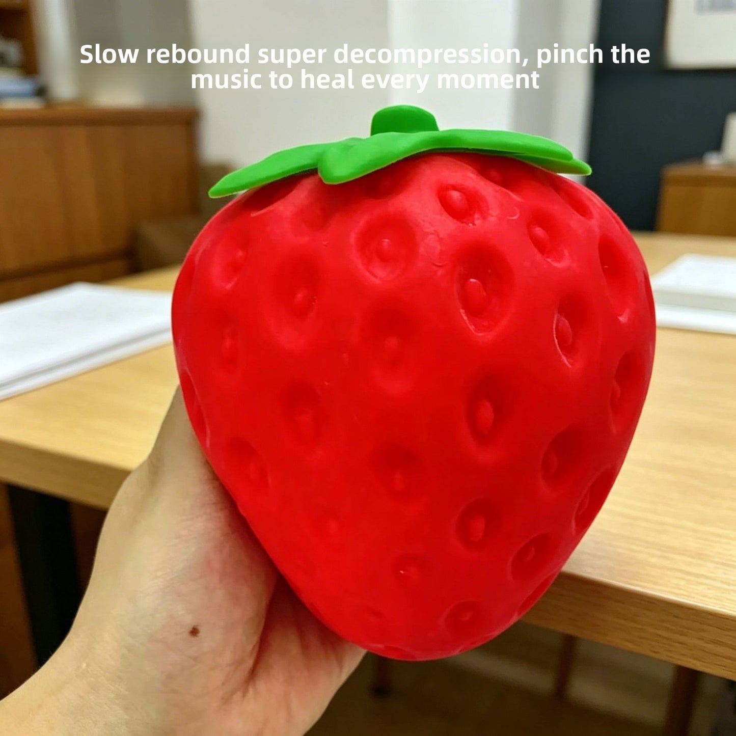 New Slow-Rebound Strawberry Simulation Fruit Model