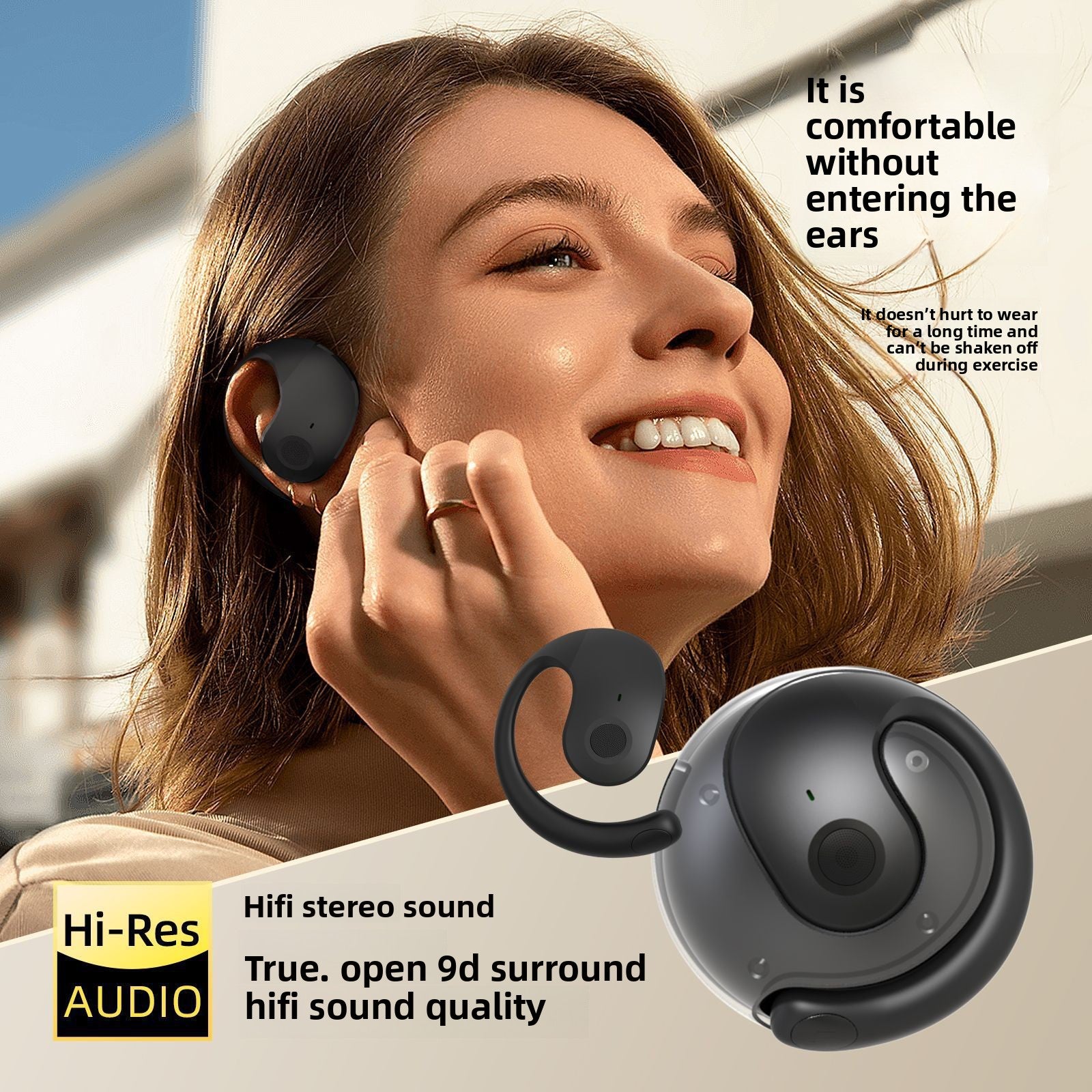 New Small Coconut Ball Bluetooth Headset