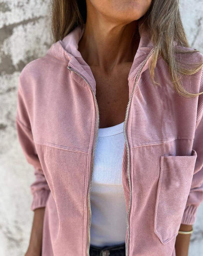 New Solid-Colored Women's Jacket