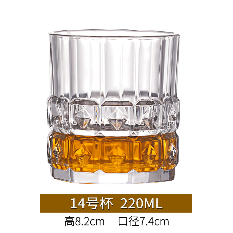 New Thickened Whisky Cup Creative Foreign Wine Cup Beer Cup suit Glass Wine Cup Bar KTV Home