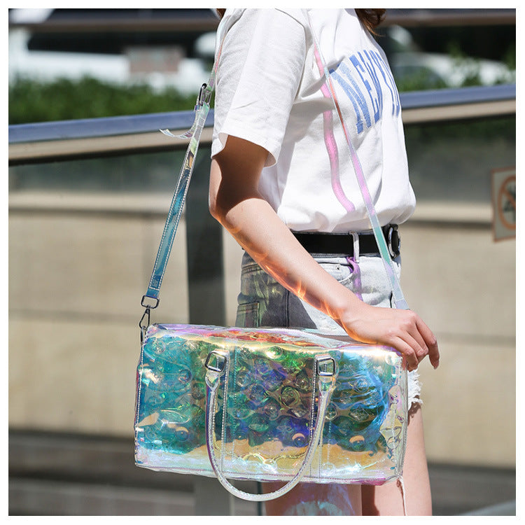 New travel bag, jelly bag, laser luggage bag