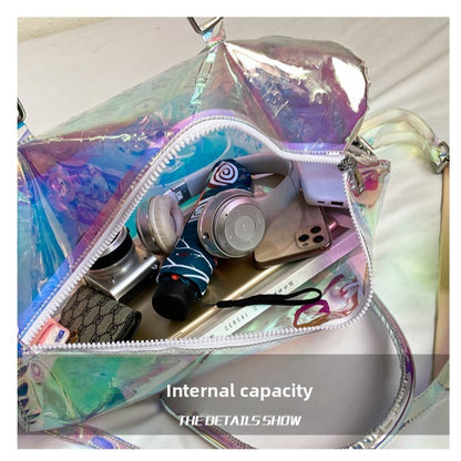 New travel bag, jelly bag, laser luggage bag